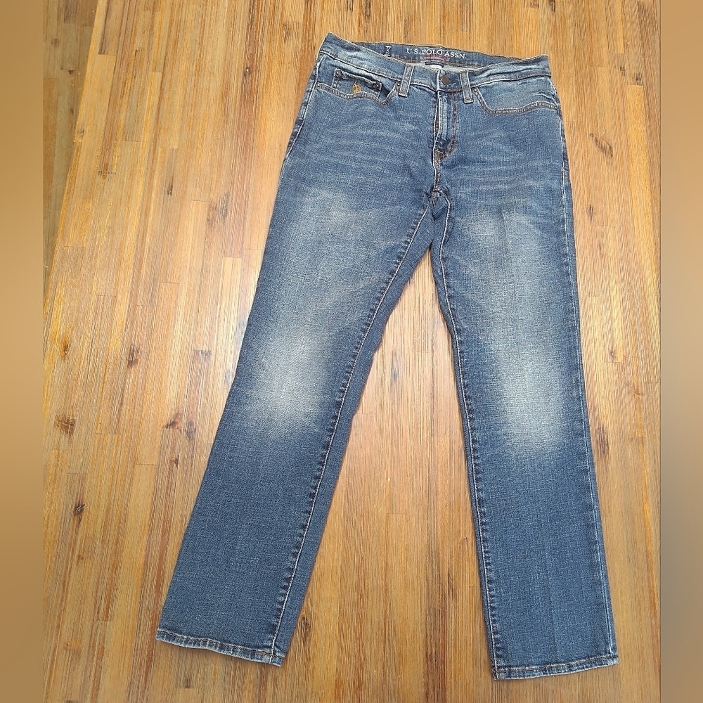 U.S. Polo Assn. Men's Classic Straight Jeans - Medium Blue 31x30